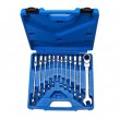 Set 13 chei combinate articulate cu clicket 8-32 mm